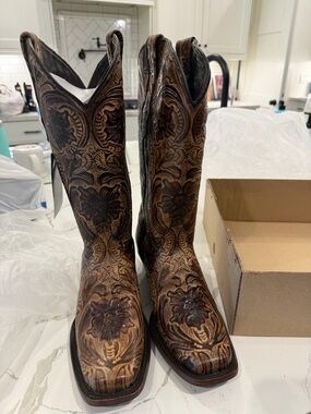 Wildflowers Bluebonnet Flower Boots